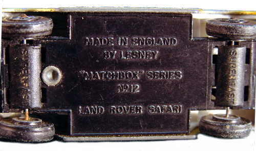 Matchbox Superfast 12A