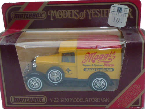 Matchbox Models of YesterYear Y22