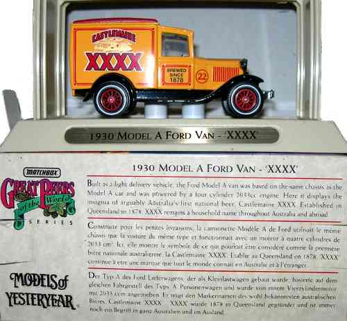 Matchbox Models of YesterYear YGBO1