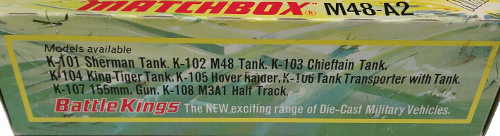 Matchbox King Size K-102