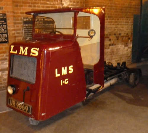 A vehicle at the National Railway Museum