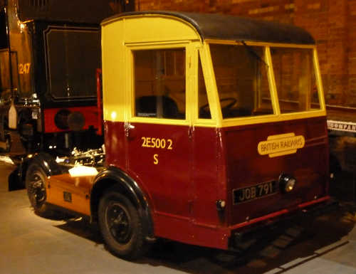A vehicle at the National Railway Museum